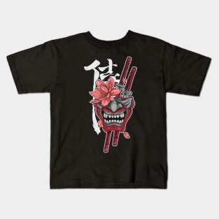 Samurai warrior Kids T-Shirt